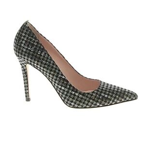 SJP by Sara Jessica Parker Suede Houndstooth Print Beels 37.5